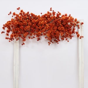Artificial orange floral blossom garland  flowers, free postage