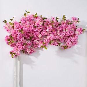 Artificial garland cherry blossom. Free shipping