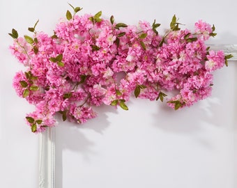 Guirlande artificielle de fleurs de cerisier. Livraison gratuite