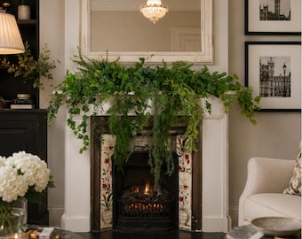1.2m - 4ft Lush Mix Greenery Garland | Water and UV proof Artificial Foliadge | Wedding Arch | Worldwide Duties INCL