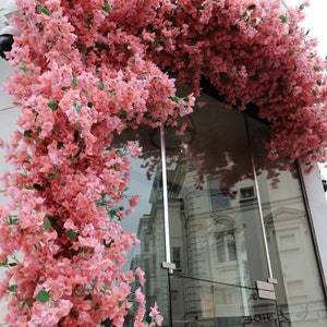 Guirlande de roses douces artificielles fleurs de bougainvilliers Livraison gratuite image 5