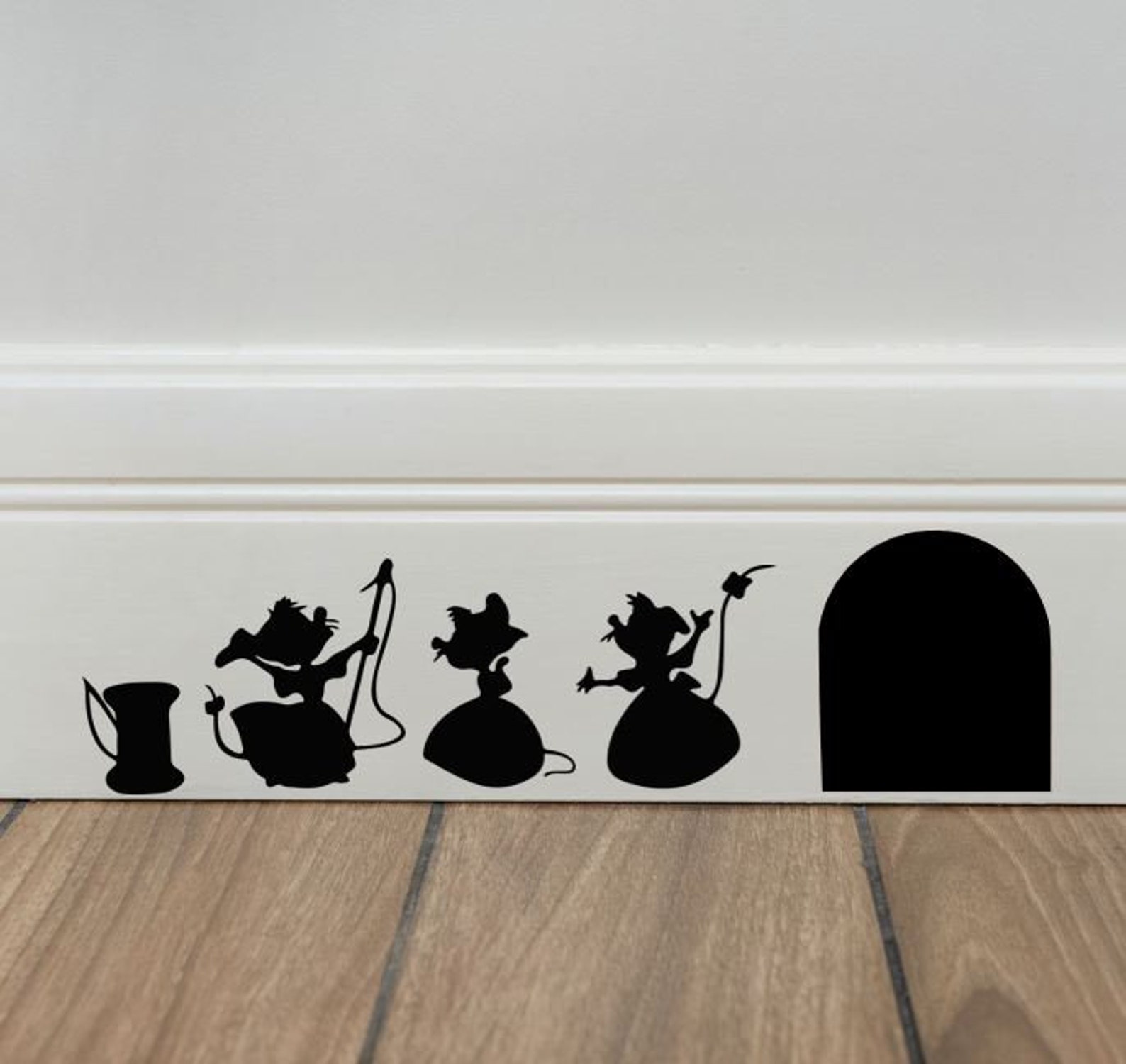 Cinderella Mice Decal Disney Home Decor Disney Wall Decal