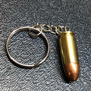 Real 9mm Bullet Key Chain Keychain Gift