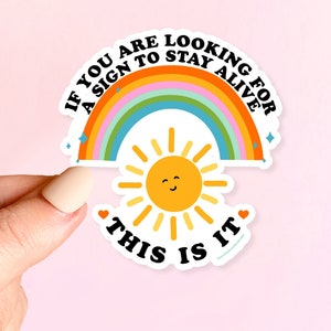 MAGNET Helping Hand Suicide Prevention | Fridge Car Magnet, Decorative Magnet, Car Decal, Weatherproof Magnet 5&quot;