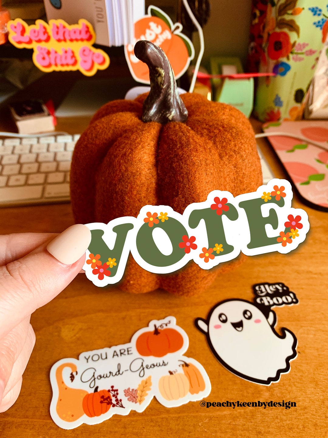 Vote Meme Sticker STICKER VOTE | Die-cut Window, Skateboard, Car, Laptop Vinyl Sticker ...