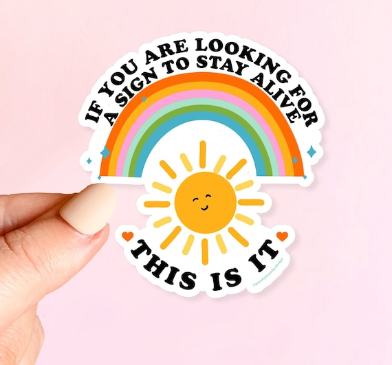 MAGNET Helping Hand Suicide Prevention | Fridge Car Magnet, Decorative Magnet, Car Decal, Weatherproof Magnet 5"