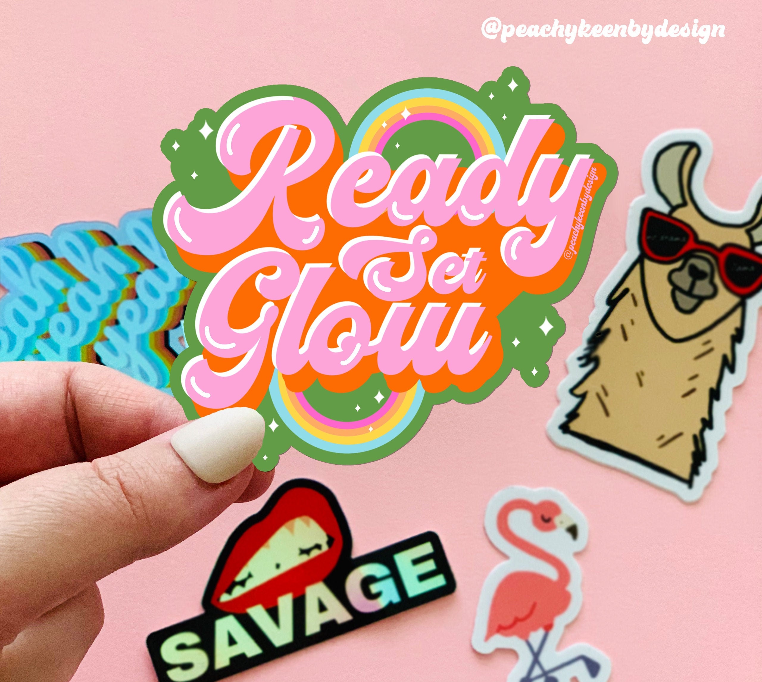 Ready Set Glow Fridge Car Decorative Etsy