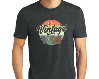 1988 Vintage Birth Year Distressed T-Shirt