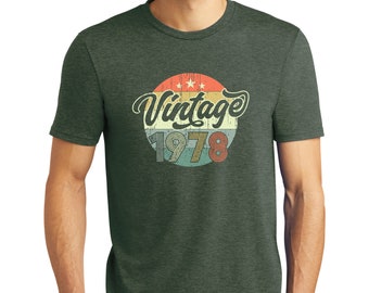 1978 Vintage Birth Year Distressed T-Shirt