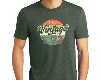 1973 Vintage Birth Year Distressed T-Shirt