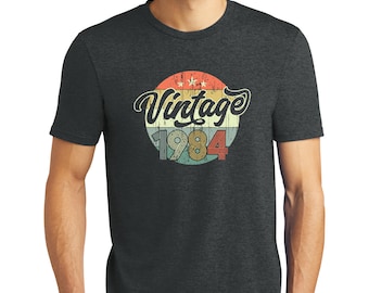 1984 Vintage Birth Year Distressed T-Shirt