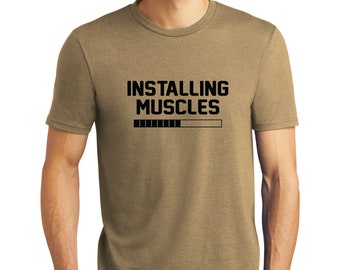 Installing Muscles Unisex T-Shirt