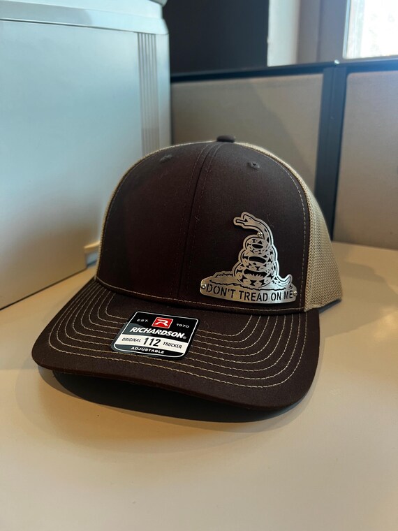 Don't Tread on Me Metal Richardson 112 Trucker Snapback Hat