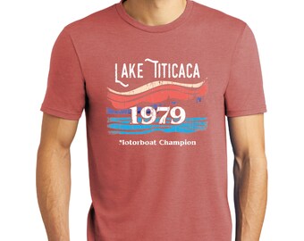 Lake Titicaca Distressed Unisex T-Shirt