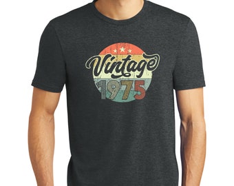 1975 Vintage Birth Year Distressed T-Shirt