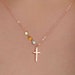 see more listings in the Cross necklace section