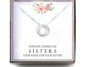 4 Sisters Necklace - Etsy