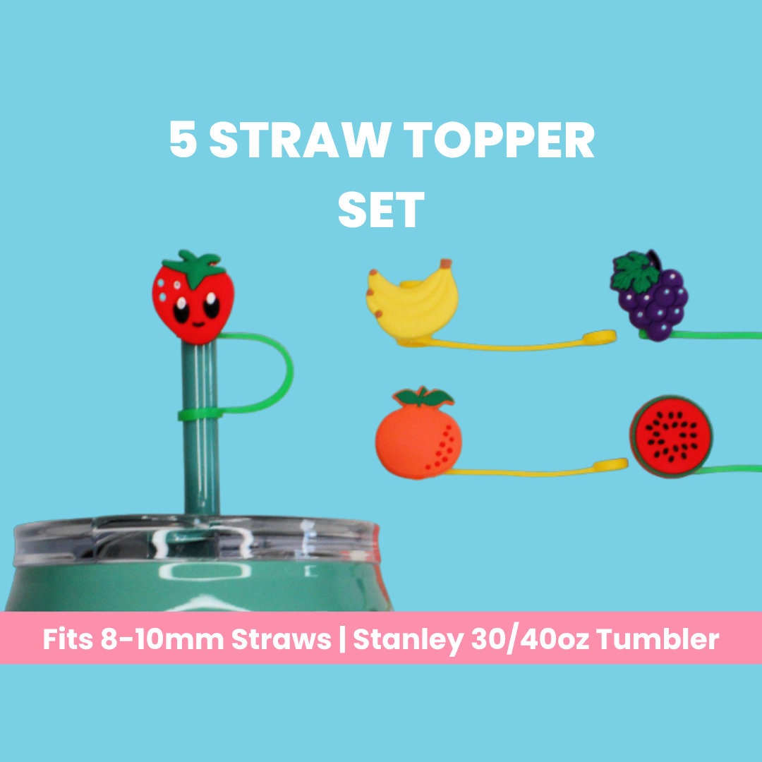 Stanley Straw Cover, Cat Straw Topper, Straw Toppers for 8-10MM
