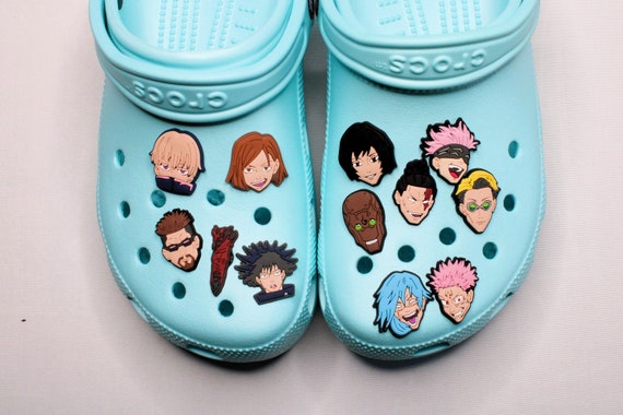 Anime Jibbitz, Anime Croc Charms, Croc Jibbitz, Croc Charms Anime, Jibbitz  for Crocs, Jibbitz, High Quality With 18 Unique Styles. 