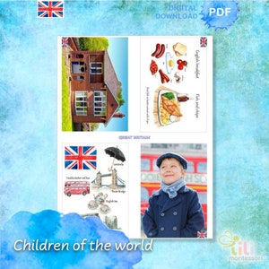 CHILDREN of THE WORLD ⁕Montessori printable material⁕ Geographie⁕ Die Welt erkunden⁕ Kultur⁕
