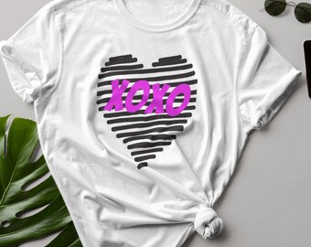 XOXO Valentines Day Shirts,Valentines Shirt, Love Shirt,Valentines Day Shirt for Women,Cute Valentines Day,Couples Valentines Day Matching