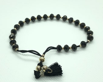 Pulsera ajustable, Pulsera de perlas, Pulsera hecha a mano, Pulsera personalizable.