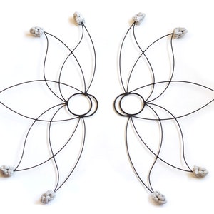 Fire Lotus Fans ceramic wick, spinning props, Belly dance fans, Tech Fan, Flow art toys, Spinning fans, Fire dancing show props