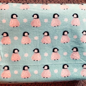 Penguin Minky Blanket – Soft & Cozy Baby Shower Gift