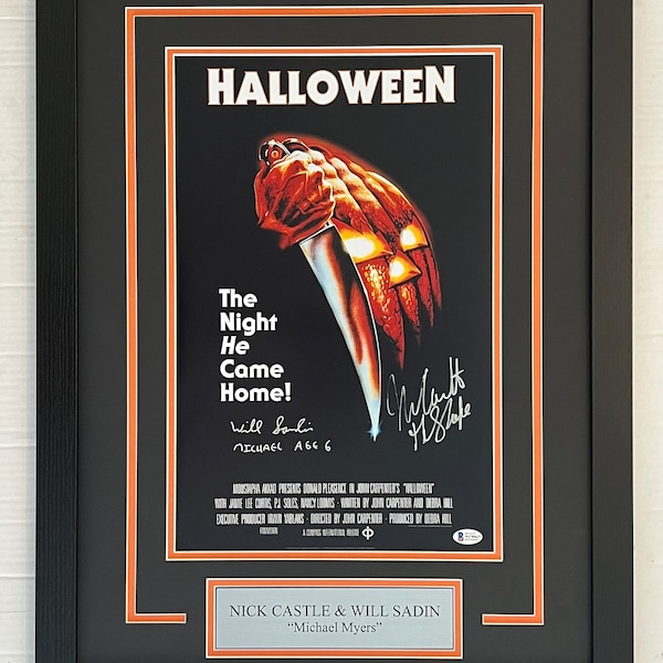 Halloween Signed Movie Poster Etsy