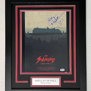 Shelley Duvall Autograph Signed THE SHINING 11x14 Movie Poster Framed Display