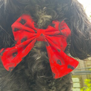 Remembrance Day Sailor Bow Tie for Dogs ( Handmade in UK)