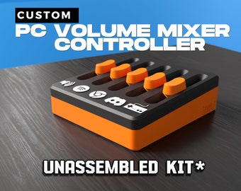 KIT | PC Audio Mixer | Custom UI Controls | Volume Control | Deej Hardware Compatible | Kit |