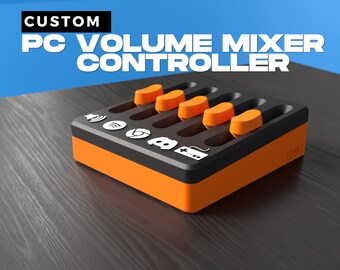 Table de mixage audio pour PC | Commandes d'interface utilisateur personnalisées | Contrôle du volume | Compatible avec le matériel Deej |