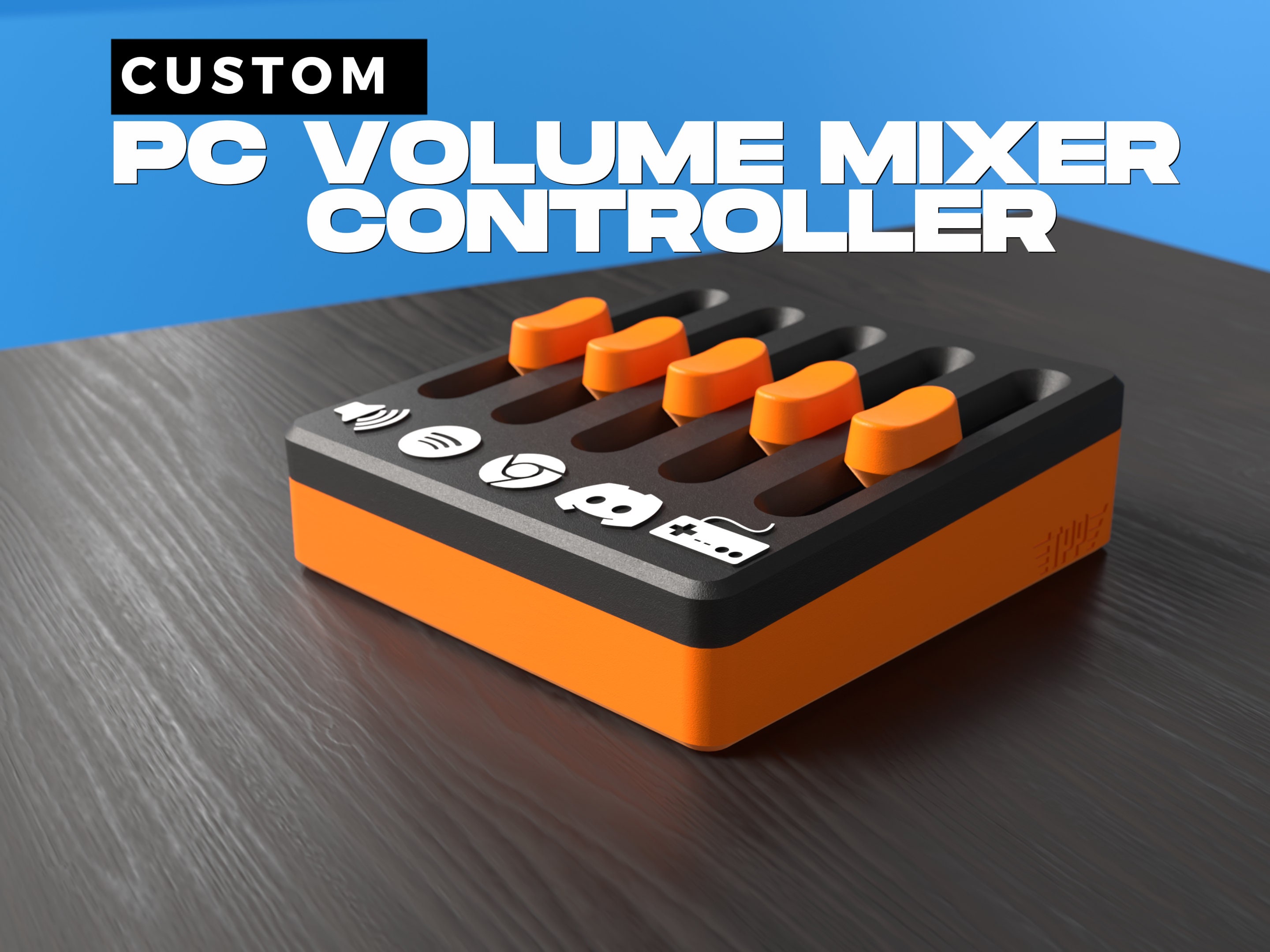 PC Audio Mixer Custom UI Controls Volume Control Deej Hardware ...