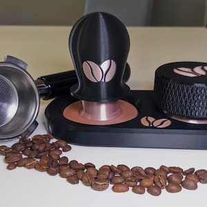 Self-Leveling Espresso Tamper And Distribution Tool