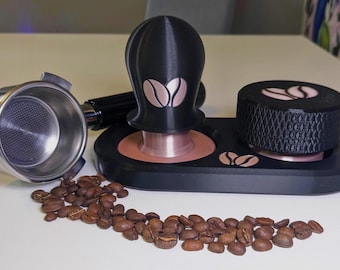 Herramienta de nivelación automática para prensar y distribuir café expreso