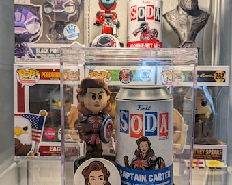 Expositor rígido apilable de refrescos Funko: expositor de refrescos de vinilo