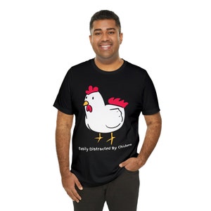 Funny Chicken T-shirt Chicken Lover Gift Cute Chicken Shirt Animal Lover Tshirt Farm Animal Shirt Farmer Gift
