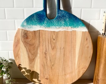 Wave Theme Resin cheeseboards