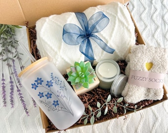 Pregnancy Loss Care Package For Women Miscarriage Box For Grieving Mom Bereavement Gift Box For Her Thinking Of You Forget Me Not Flower