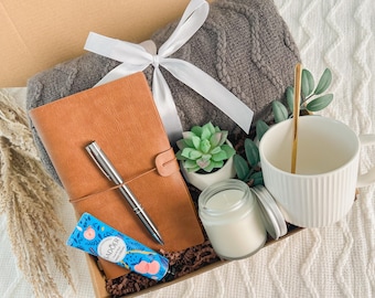 Care Package For Women Gift Box For Her Happy Birthday Box For Sister Mental Health Gift Set With Journal Get Well Soon Friend Recovery Box