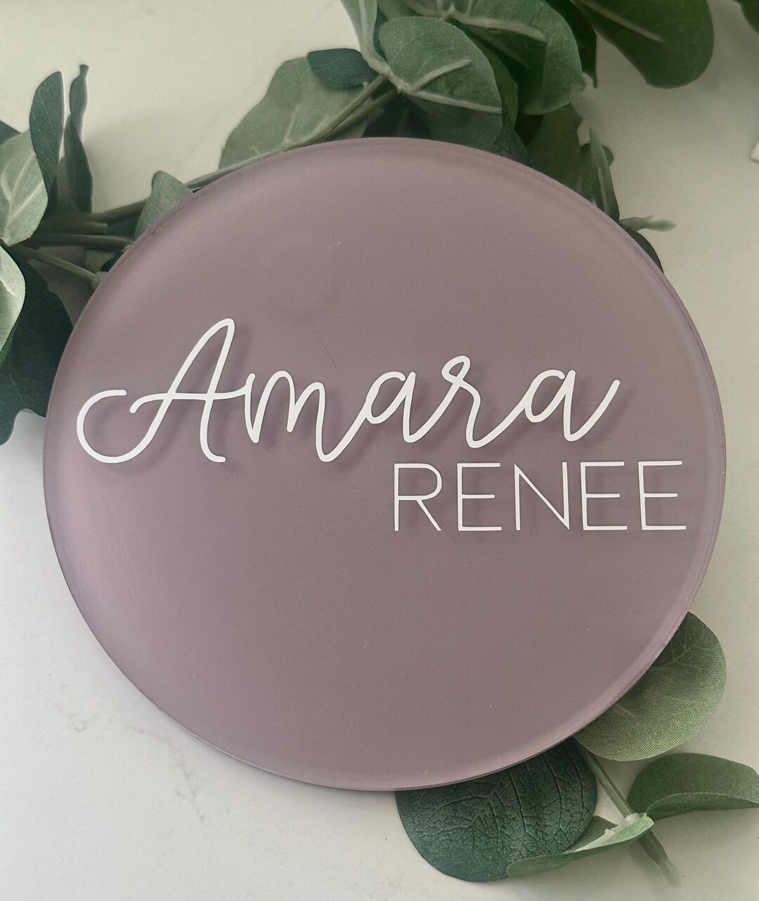 Acrylic Baby Name Announcement Baby Personalized Sign Nursery Hospital ...