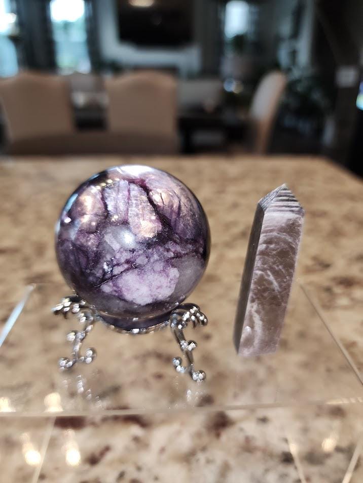 Purple mica sphere - Etsy 日本