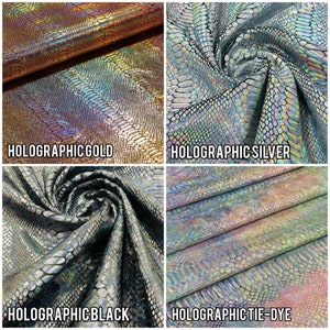 Dragon Skin Bag of Holding: Rainbow Iridescent & Holographic Dragon Skin Dice / Jewelry / Coin Pouch in Custom Colors image 7