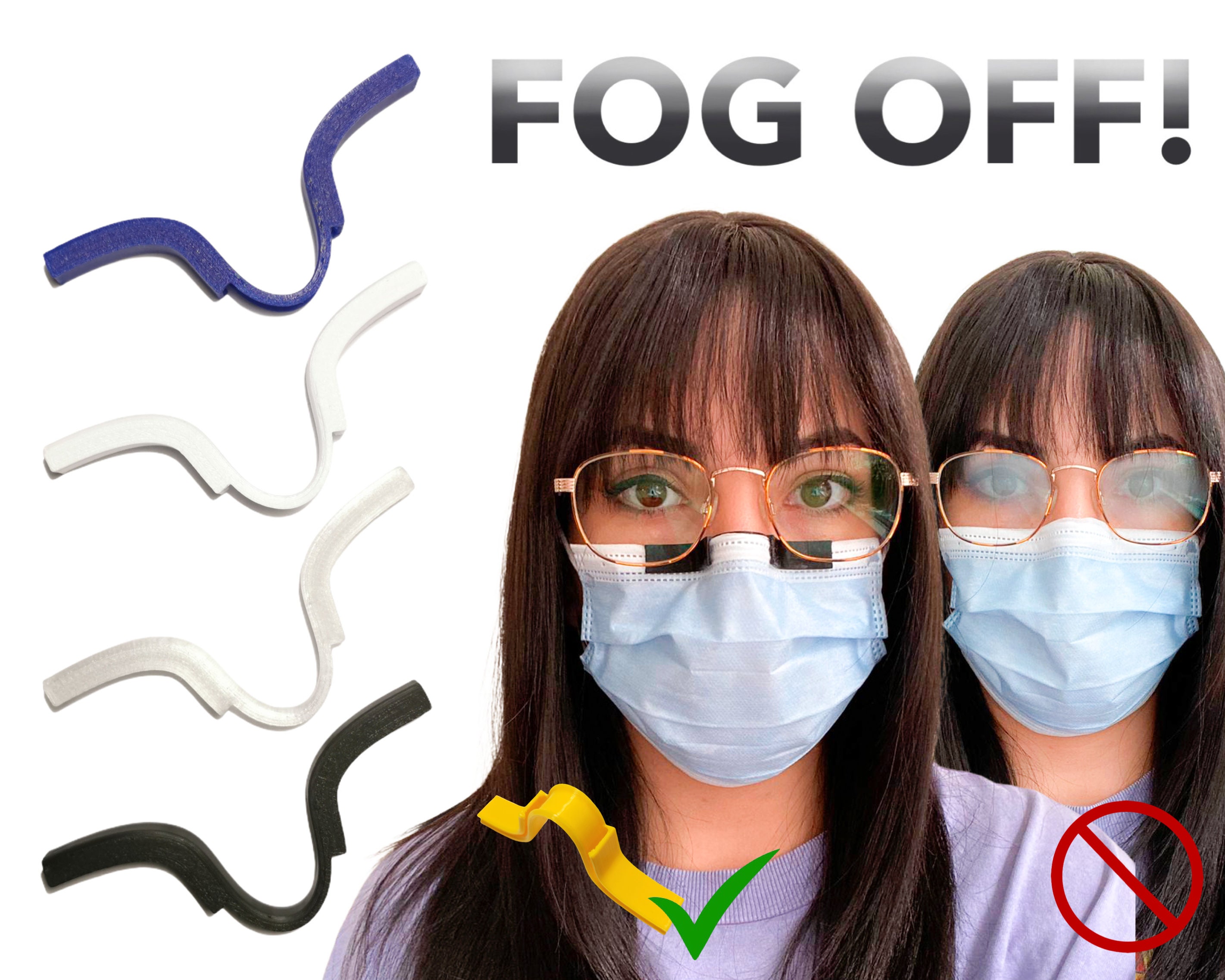 HUAPAI Anti Fog Nose Bridge Anti Fog Silicone Nose Bridge Accessory for Prevent Eye Glasses from Fogging 