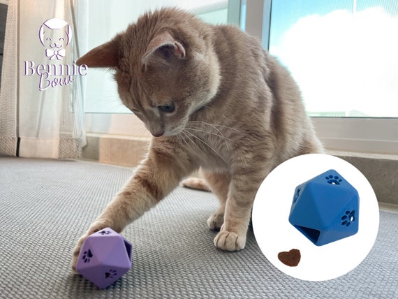 Cat Food Puzzle Feeder  Cat Brain Stimulation Feeder Treat Game