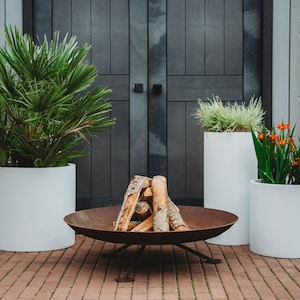 GrillSymbol Cor-Ten Steel Fire Pit Alta XL