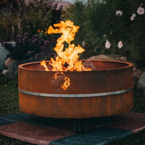 GrillSymbol Cor-Ten Steel Fire Pit Lucas