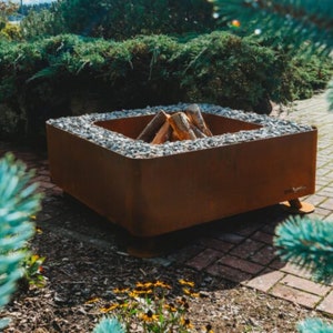 GrillSymbol CorTen Steel Fire Pit Fogo