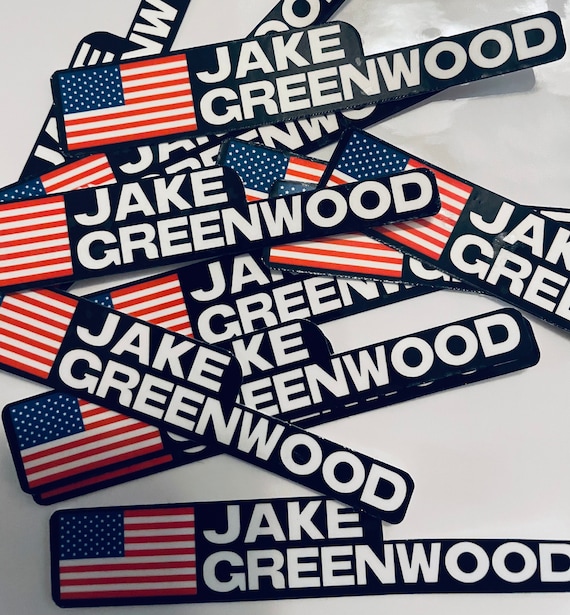 Flag Name Custom Stickers Decal Decal Vinyl Flag U.S.A Etsy